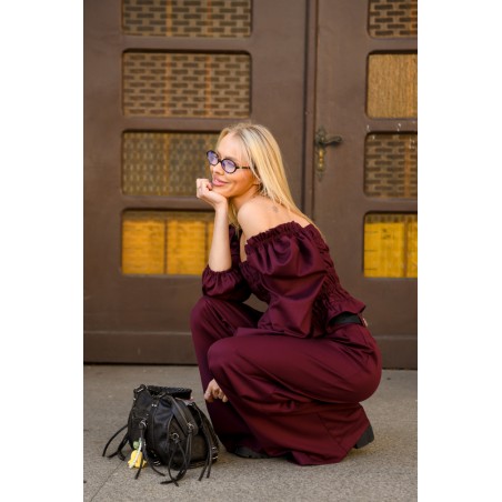 Vintage Blouse with frowning 