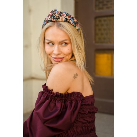 Bluzka VINTAGE z marszczeniem 