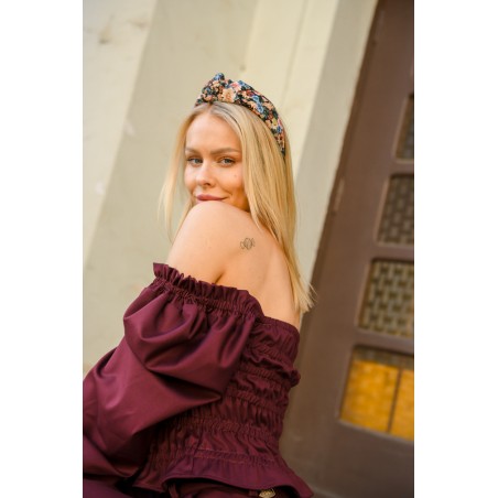 Vintage Blouse with frowning 