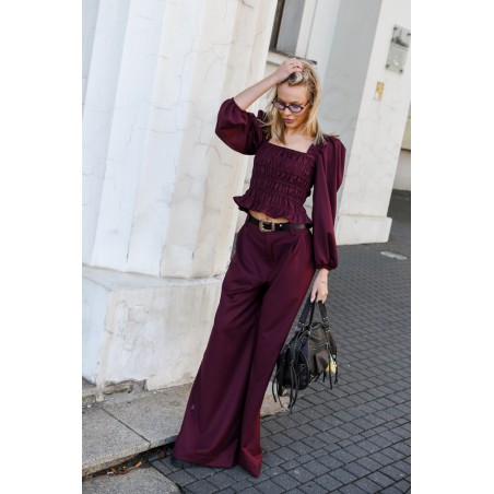 Vintage Blouse with frowning 