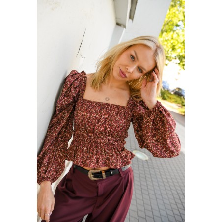 Vintage Blouse with frowning 