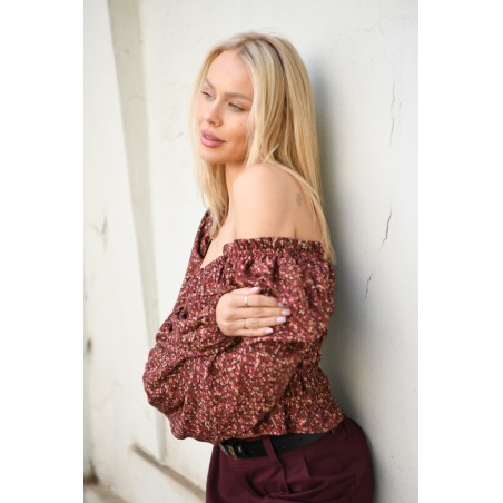 Vintage Blouse with frowning 