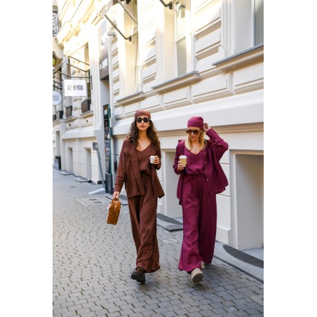 Wide Tencel Trousers 