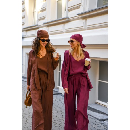 Wide Tencel Trousers 