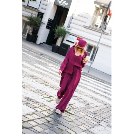 Wide Tencel Trousers 