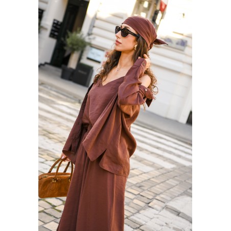 Wide Tencel Trousers 