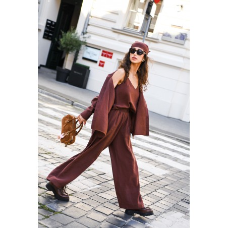 Wide Tencel Trousers 