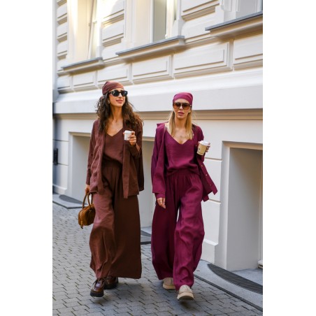 Wide Tencel Trousers 