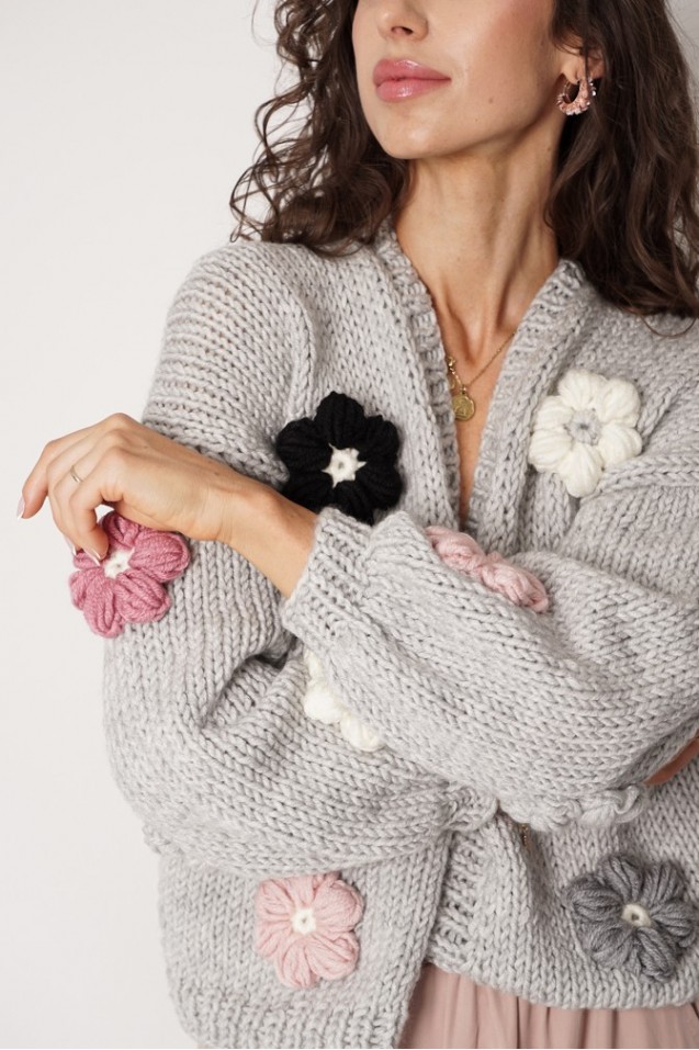 Sweter HAND MADE Flower