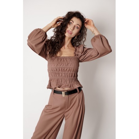 Vintage Blouse with frowning 