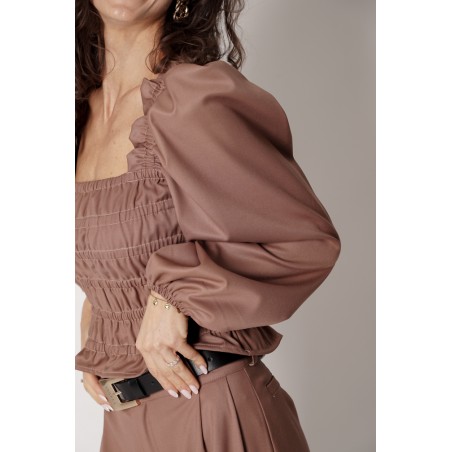 Vintage Blouse with frowning 