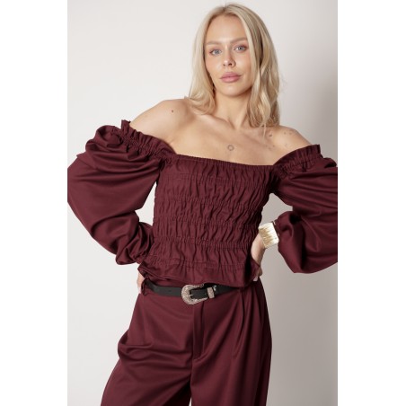 Vintage Blouse with frowning 