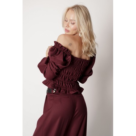 Vintage Blouse with frowning 