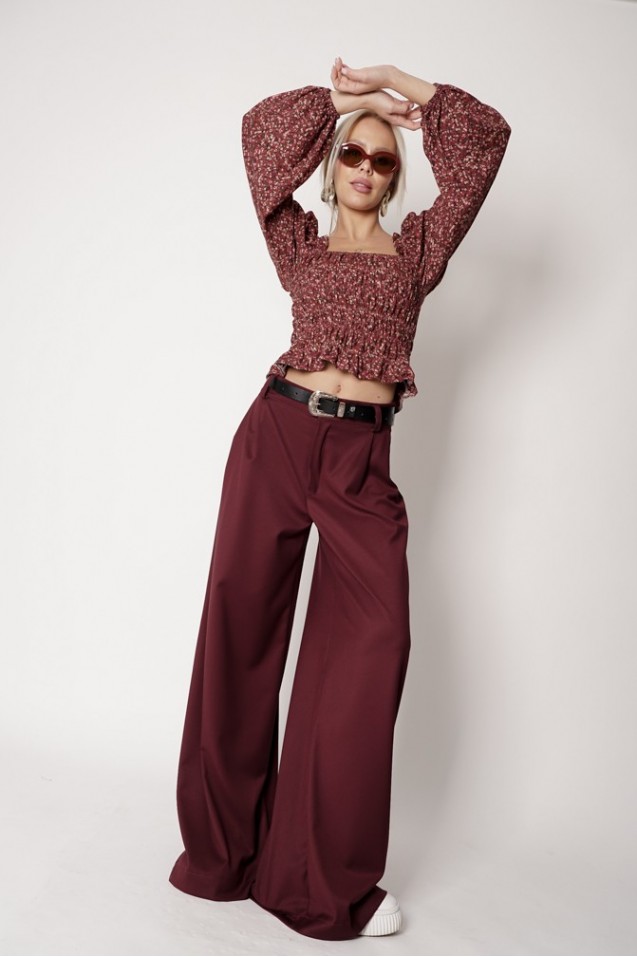Vintage Blouse with frowning
