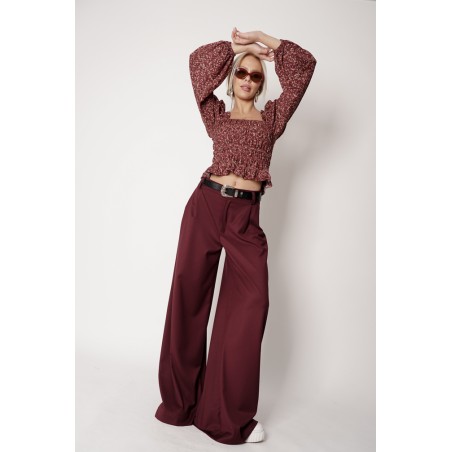 Vintage Blouse with frowning 