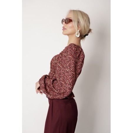 Vintage Blouse with frowning 