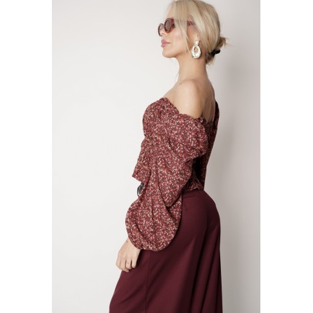 Vintage Blouse with frowning 