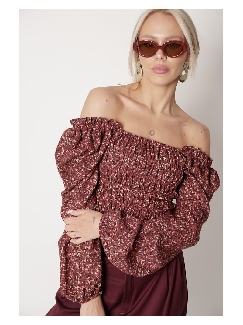 Vintage Blouse with frowning