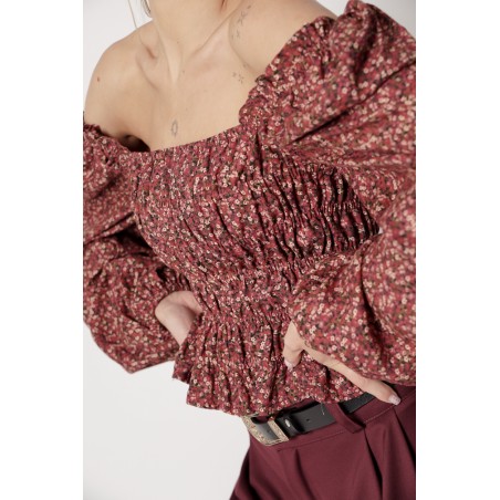 Vintage Blouse with frowning 