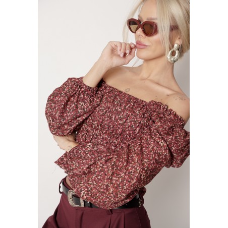 Vintage Blouse with frowning 