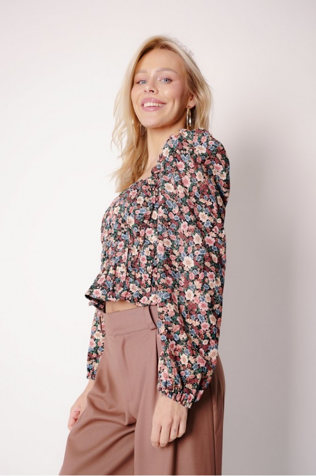 Vintage Blouse with frowning