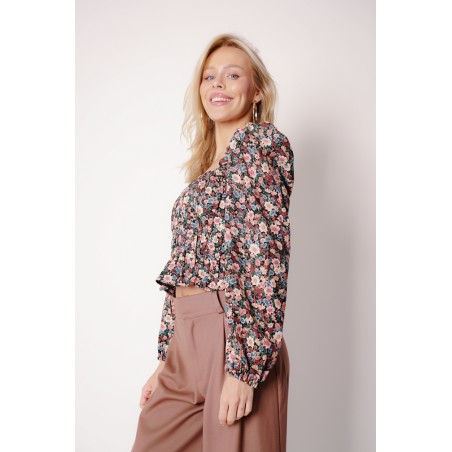 Vintage Blouse with frowning 