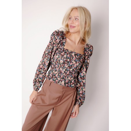 Vintage Blouse with frowning 