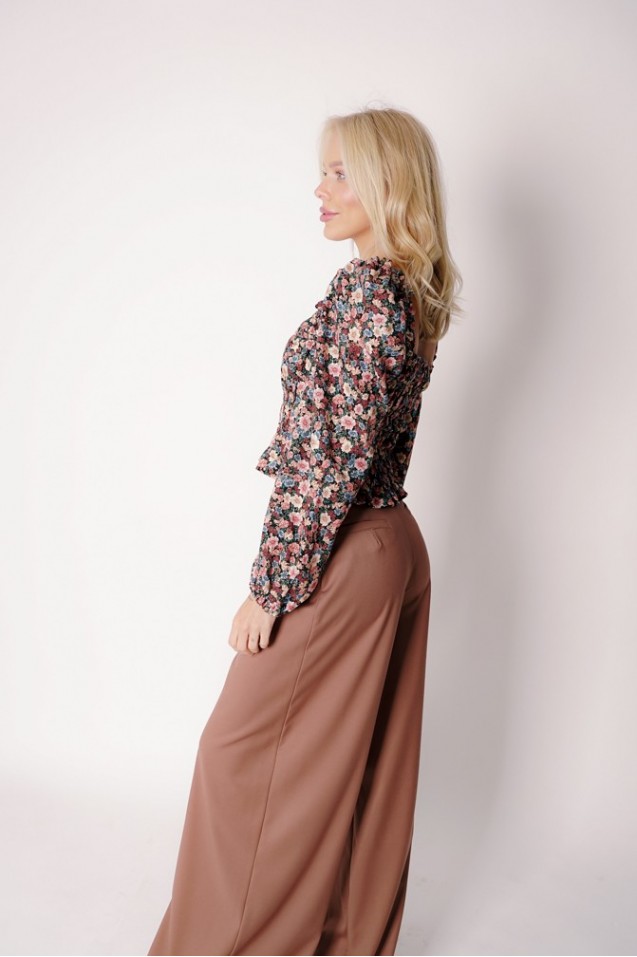 Vintage Blouse with frowning