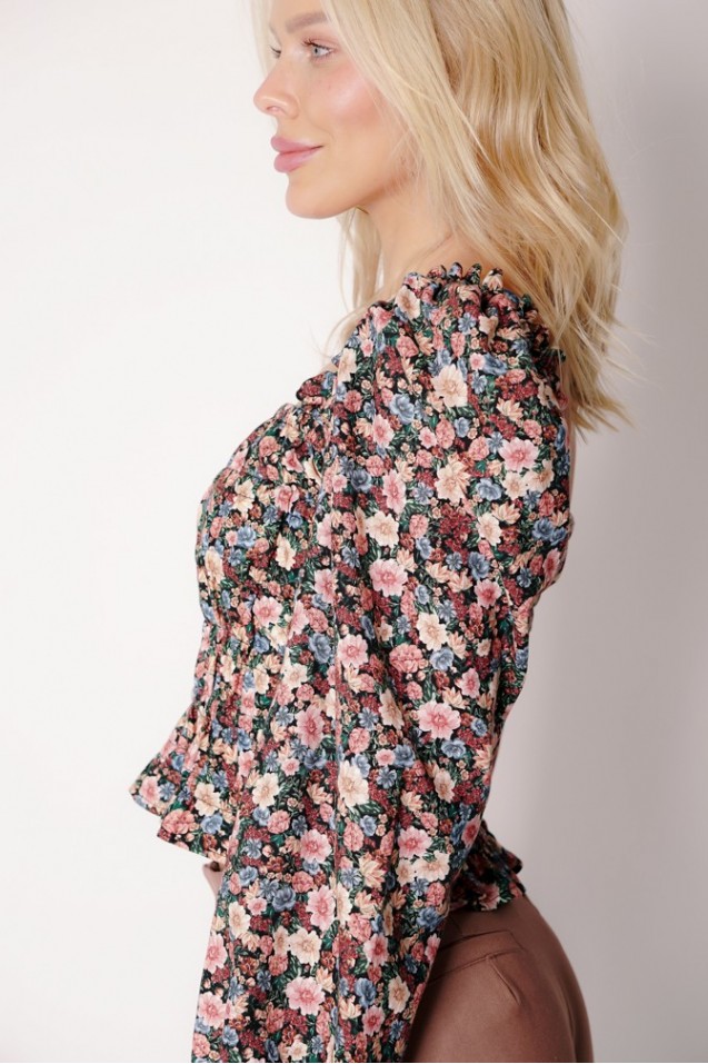 Vintage Blouse with frowning
