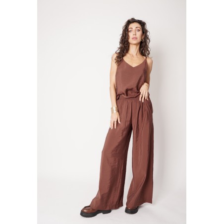 Wide Tencel Trousers 
