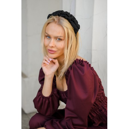 copy of Evita ruffled headband 