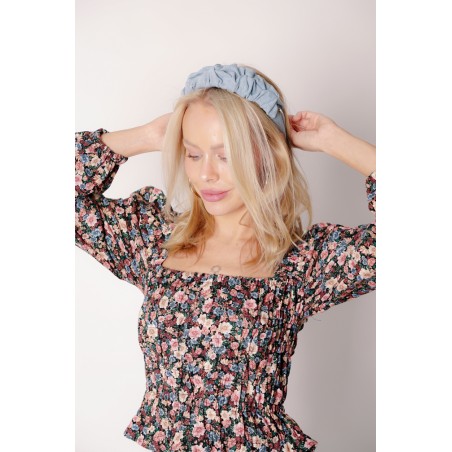 copy of Evita ruffled headband 