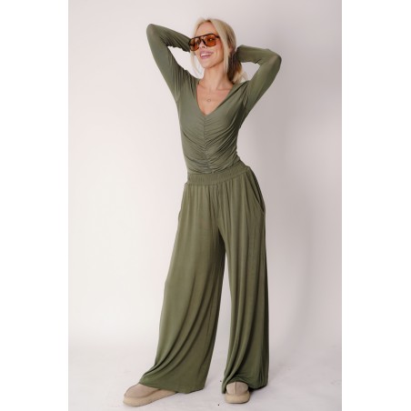 copy of Wide Bamboo Knit Pants 