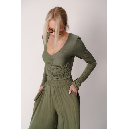 copy of Wide Bamboo Knit Pants 