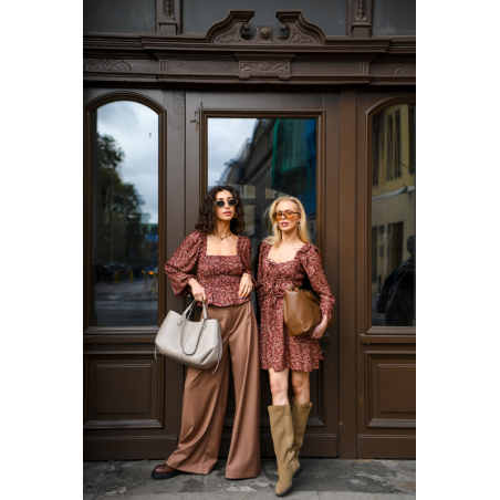 Vintage Blouse with frowning 