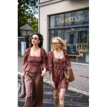 Vintage Blouse with frowning 