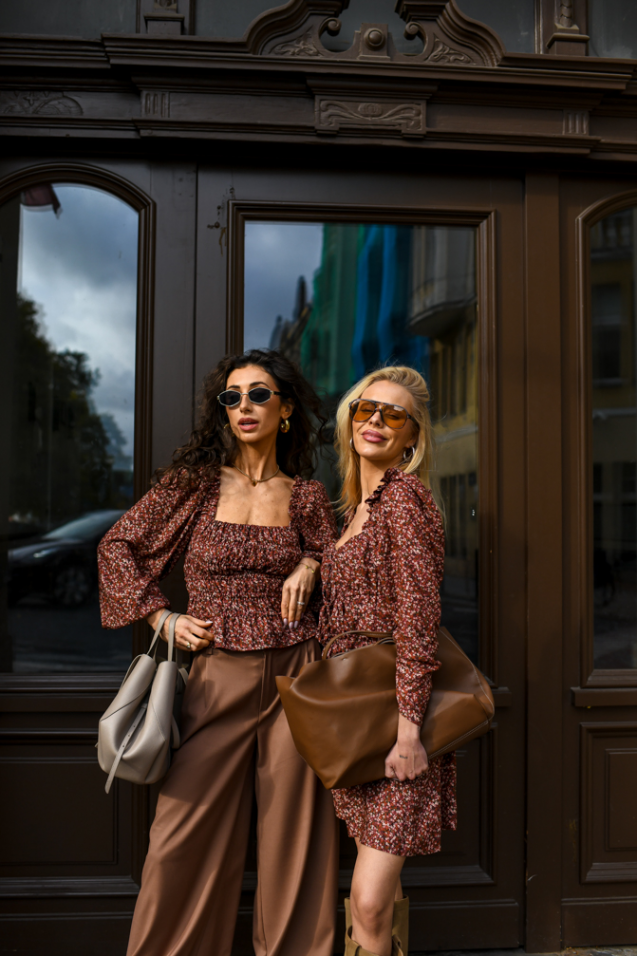 Vintage Blouse with frowning