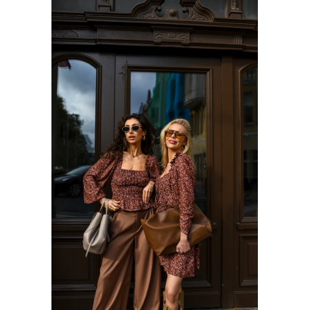 Vintage Blouse with frowning 