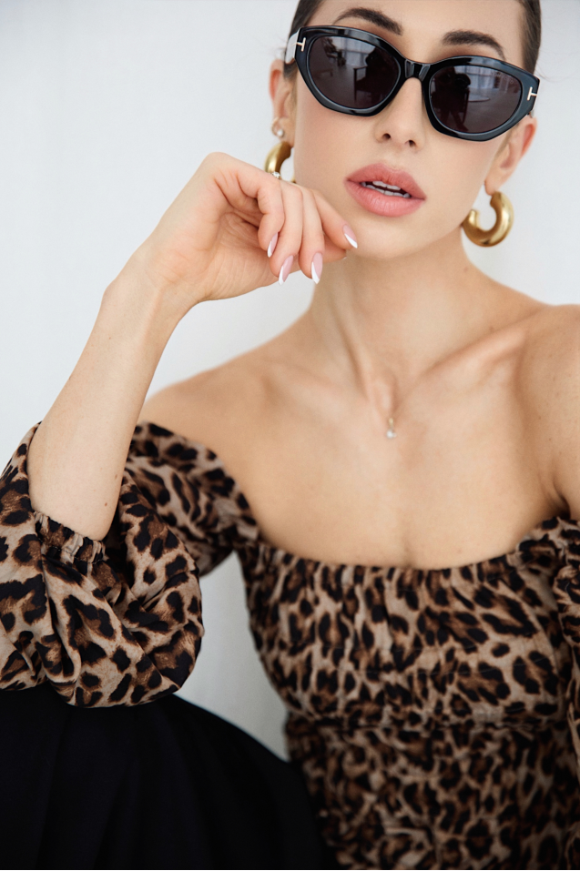 Bluzka z marszczeniem 