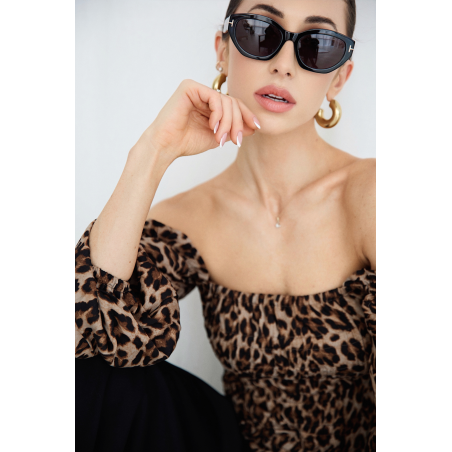 Bluzka z marszczeniem 