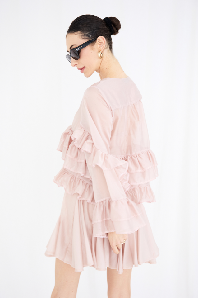 Tencel Ruffled Blouse 