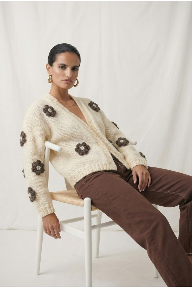 Sweter HAND MADE Flower