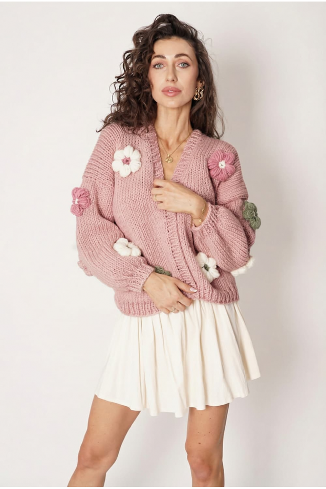Sweter HAND MADE Flower
