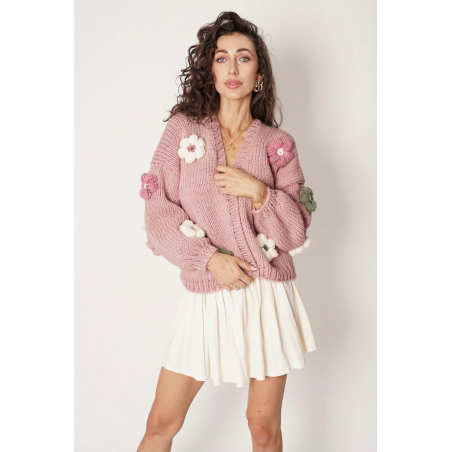 Sweter HAND MADE Flower 