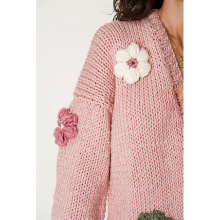Sweter HAND MADE Flower 