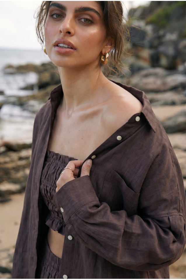 lniany top Mery 