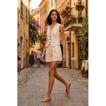 Szorty Gia z lyocellu 