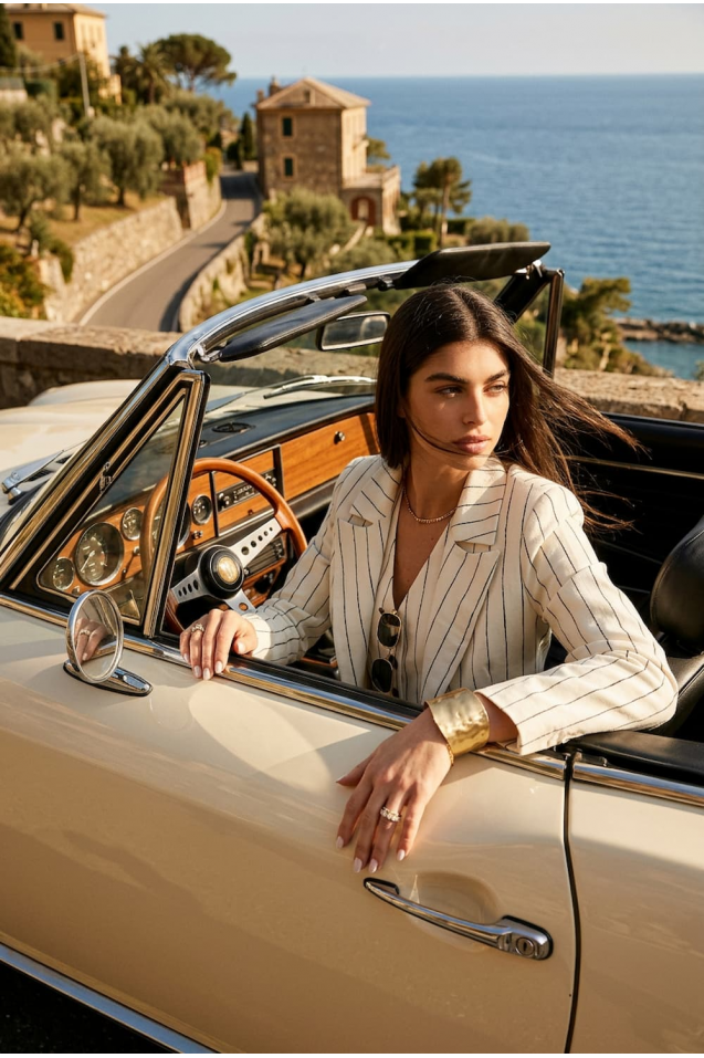 Marynarka Jasmin z lyocellu 