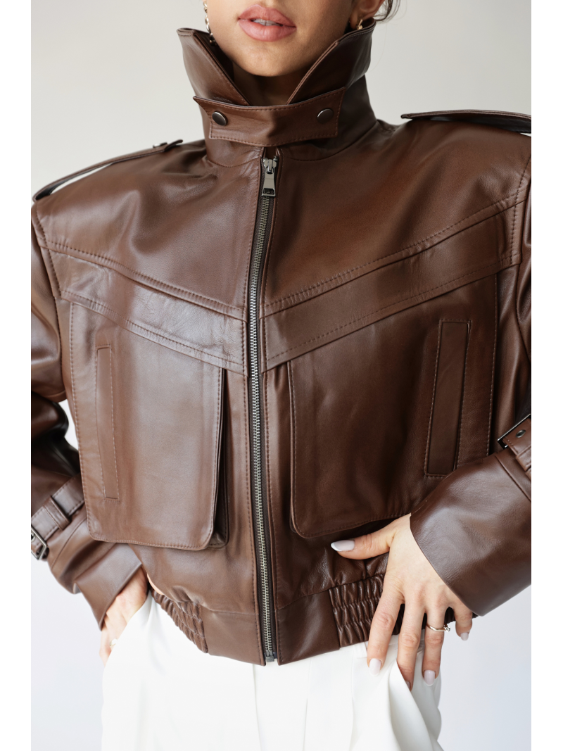 Kurtka skórzana licowa Blair 