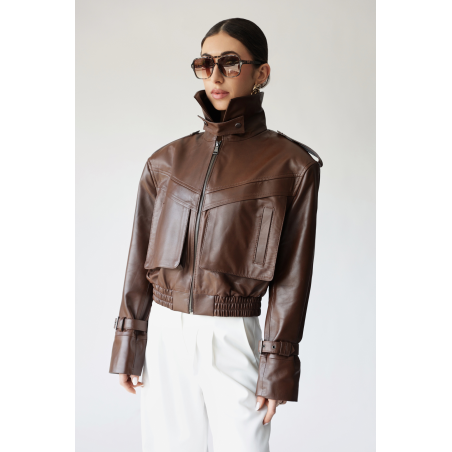 Kurtka skórzana licowa Blair 